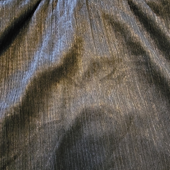 Banana Republic Sparkly Metallic Black Dress 12P - Picture 4 of 4